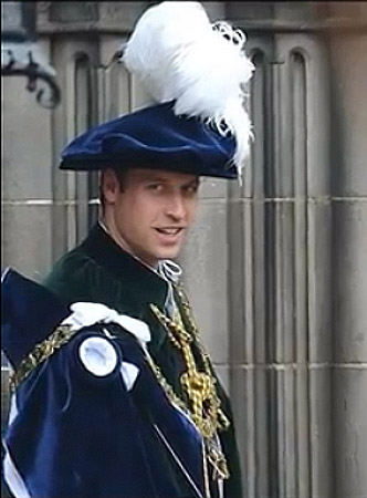 Order of the Thistle hat for the Duke of Cambridge